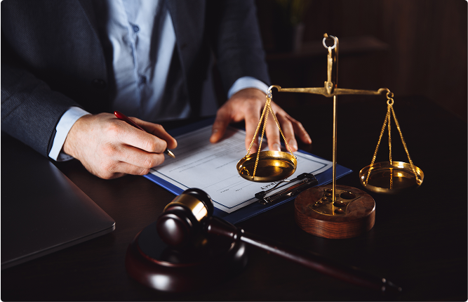image of justice lawyer